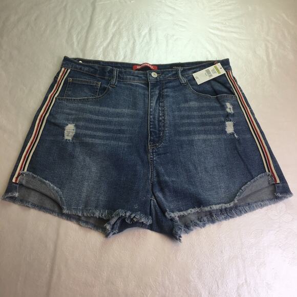 Unionbay Roxie Denim Shorts 1981 Blue size 17 - Picture 1 of 10